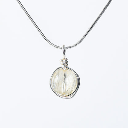 Etheric Aura Zodiac Crystal Pendant Necklace
