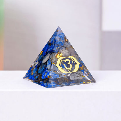 Etheric Aura Crystal Chips Drip Shaped 7 Chakras Pyramids