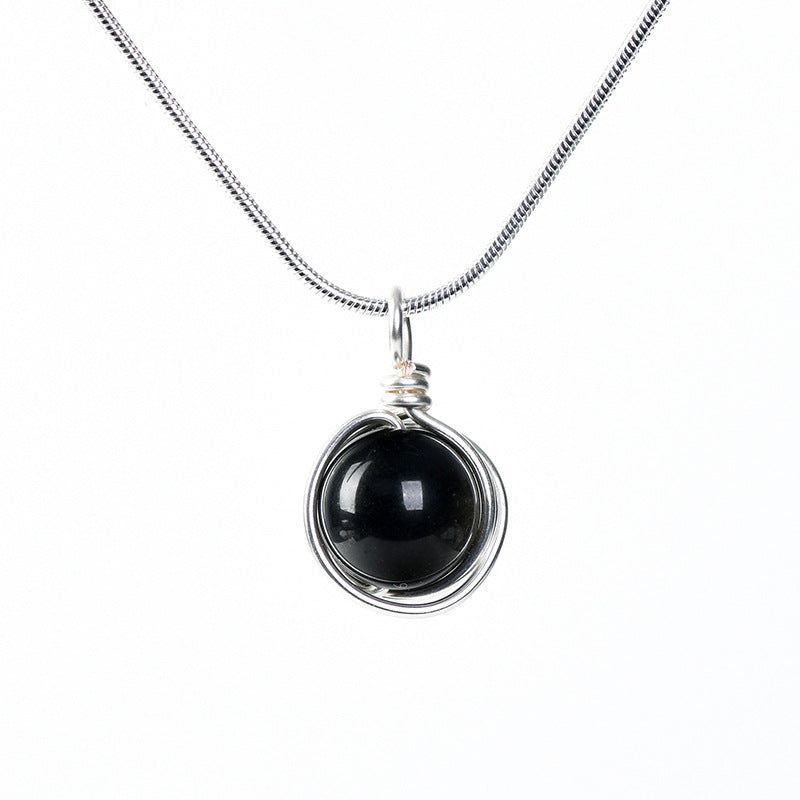 Etheric Aura Zodiac Crystal Pendant Necklace