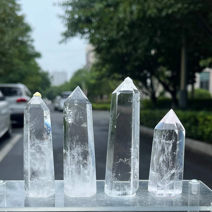 Etheric Aura Clear Quartz Crystal Tower