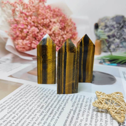 Etheric Aura Tiger Eye Crystal Tower