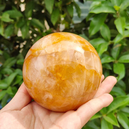 Etheric Aura Multi-Inclusion Crystal Sphere