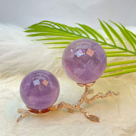 Etheric Aura Amethyst Crystal Sphere