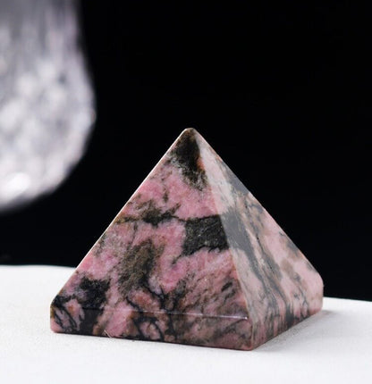 Etheric Aura Natural Crystal Pyramids