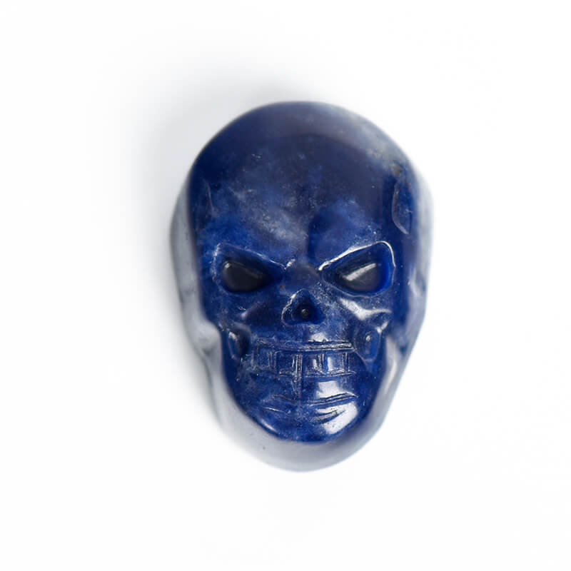 Etheric Aura Natural Crystal Carved Skull