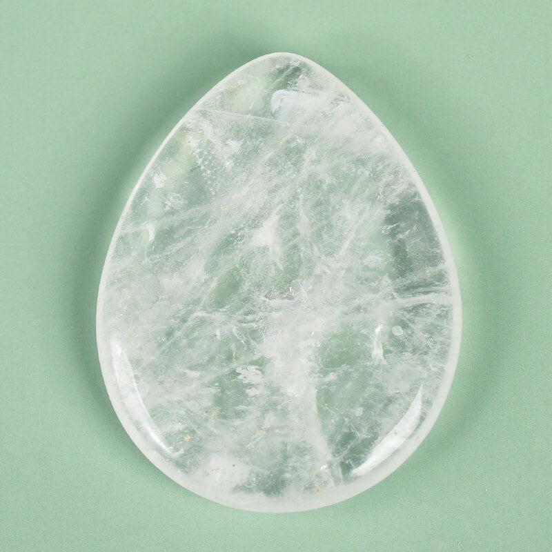 Etheric Aura Crystal Worry Stone (Teardrop)