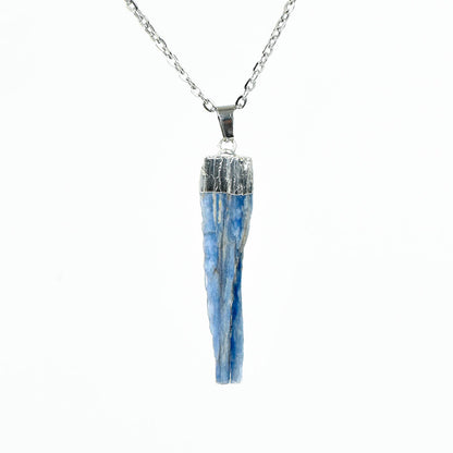 Etheric Aura Raw Kyanite Pendant Necklaces