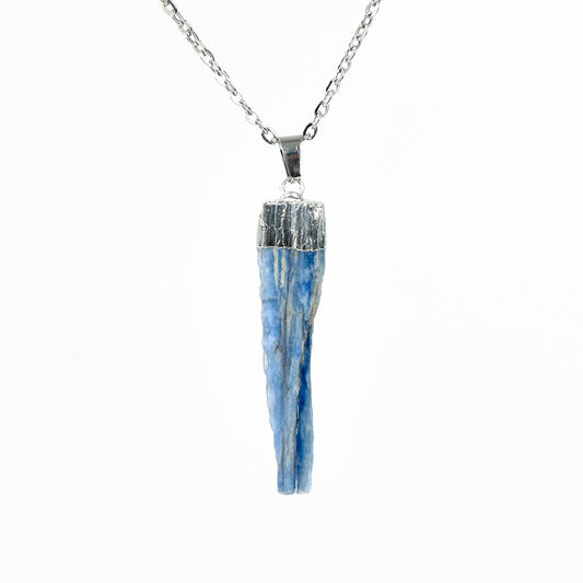 Etheric Aura Raw Kyanite Pendant Necklaces