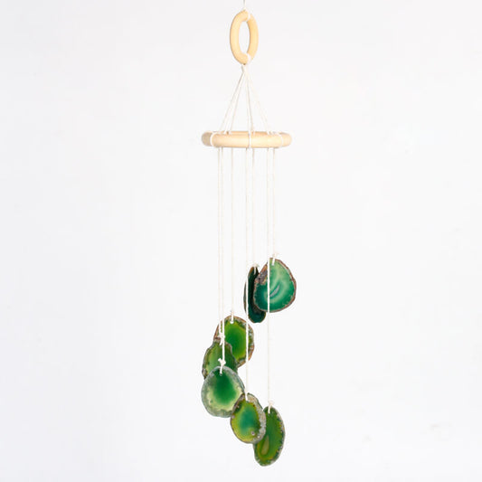 Muti-Colored Agate Crystal Wind Chime