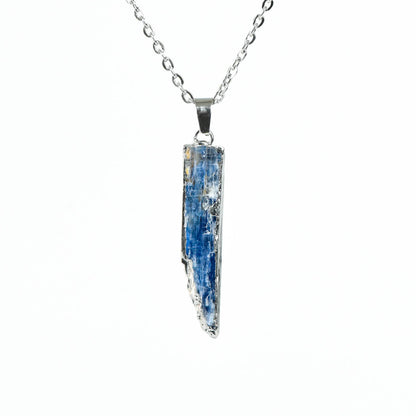 Etheric Aura Raw Kyanite Pendant Necklaces