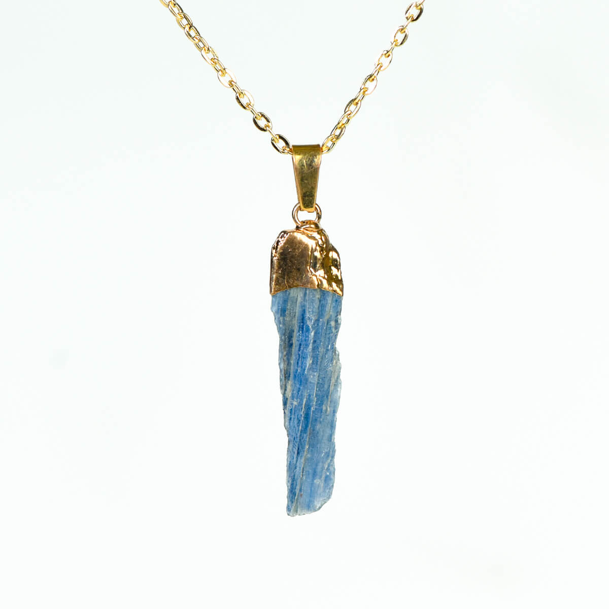 Etheric Aura Raw Kyanite Pendant Necklaces