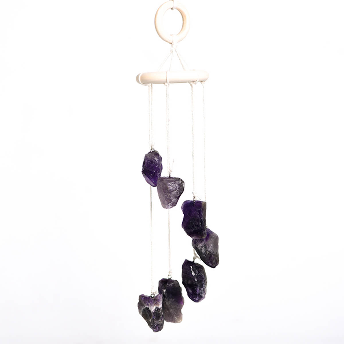 Crystal Raw Stone Hanging Ornament