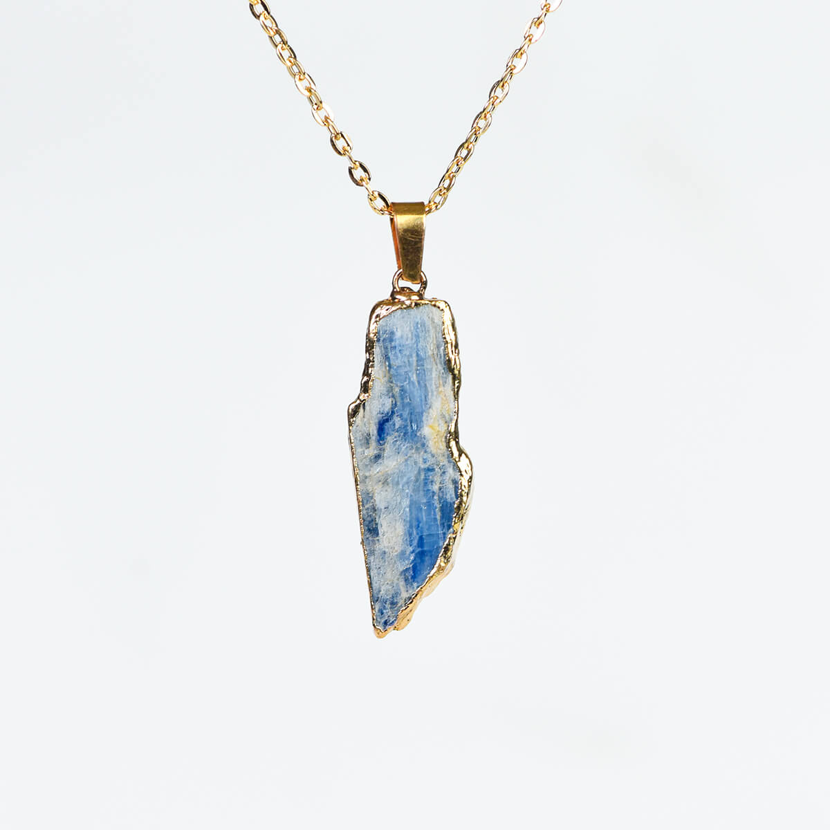 Etheric Aura Raw Kyanite Pendant Necklaces