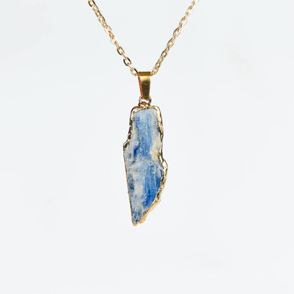 Etheric Aura Raw Kyanite Pendant Necklaces