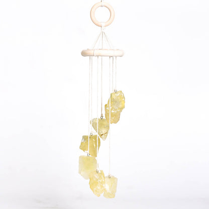 Crystal Raw Stone Hanging Ornament