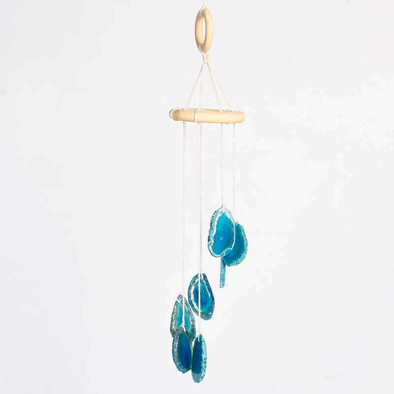 Muti-Colored Agate Crystal Wind Chime