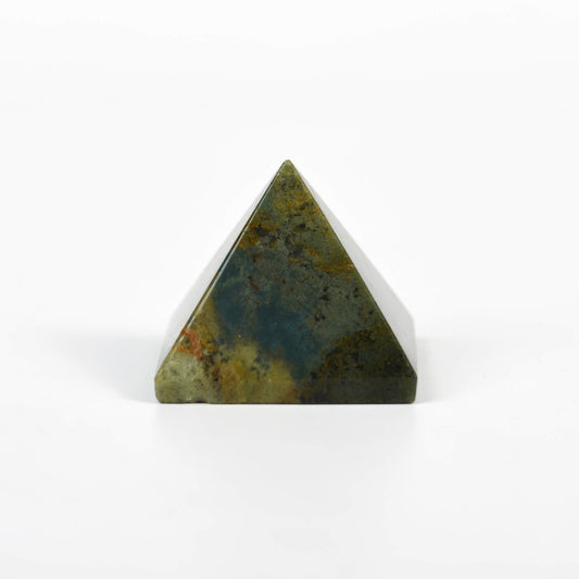 Etheric Aura Crystal Carved Pyramid