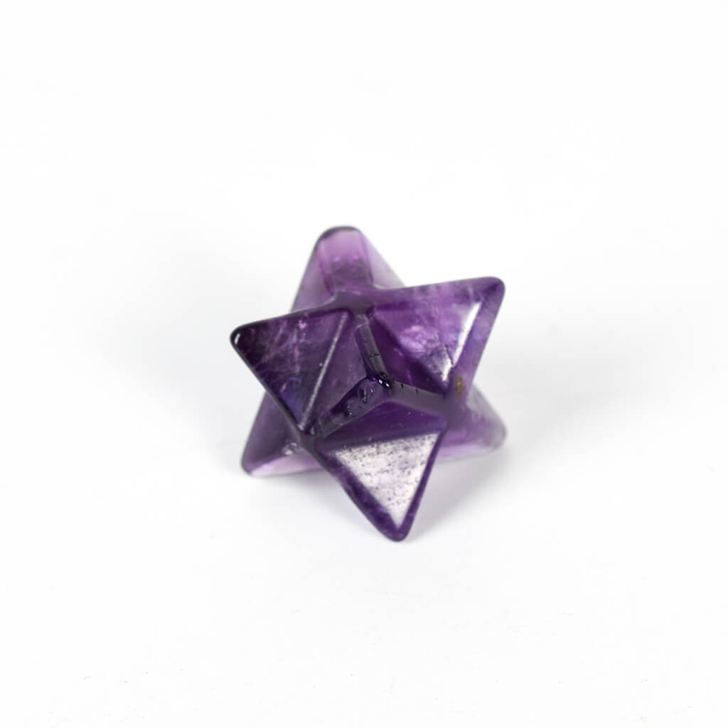 Etheric Aura Crystal Carved Merkaba