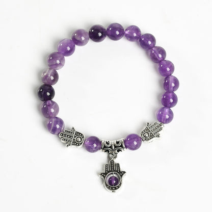 Etheric Aura Evil Eye Crystal Bracelet