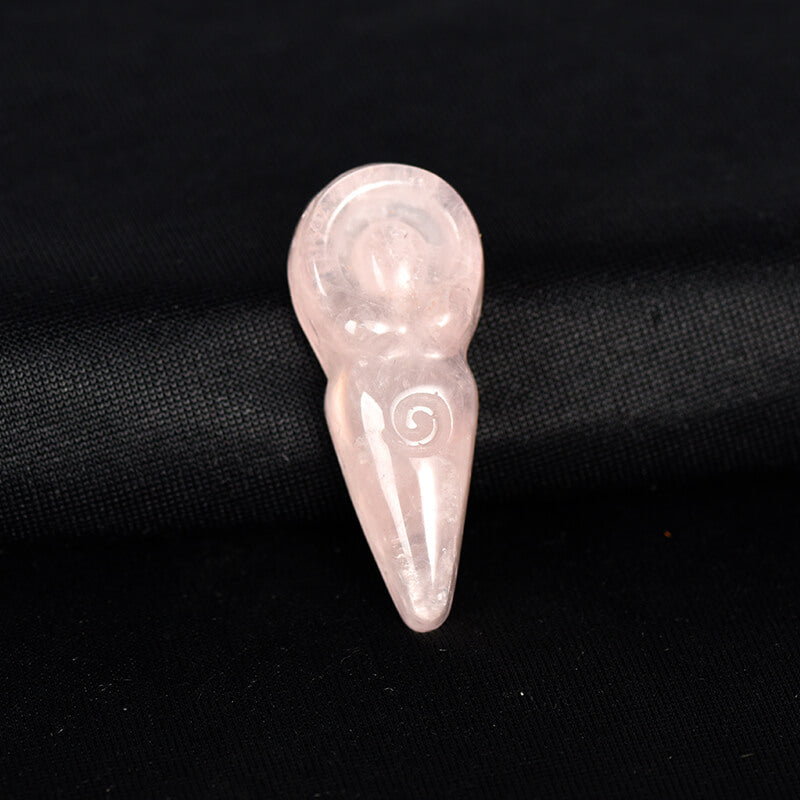 Etheric Aura Crystal Carved Yoga Goddess