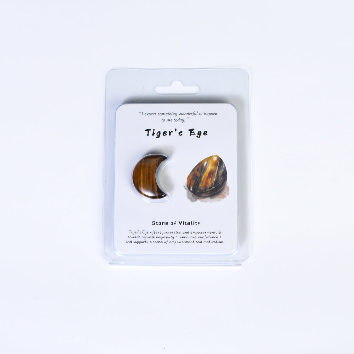 Etheric Aura Crystal Carved Heart/Mushroom/Star/Moon Blister Kit