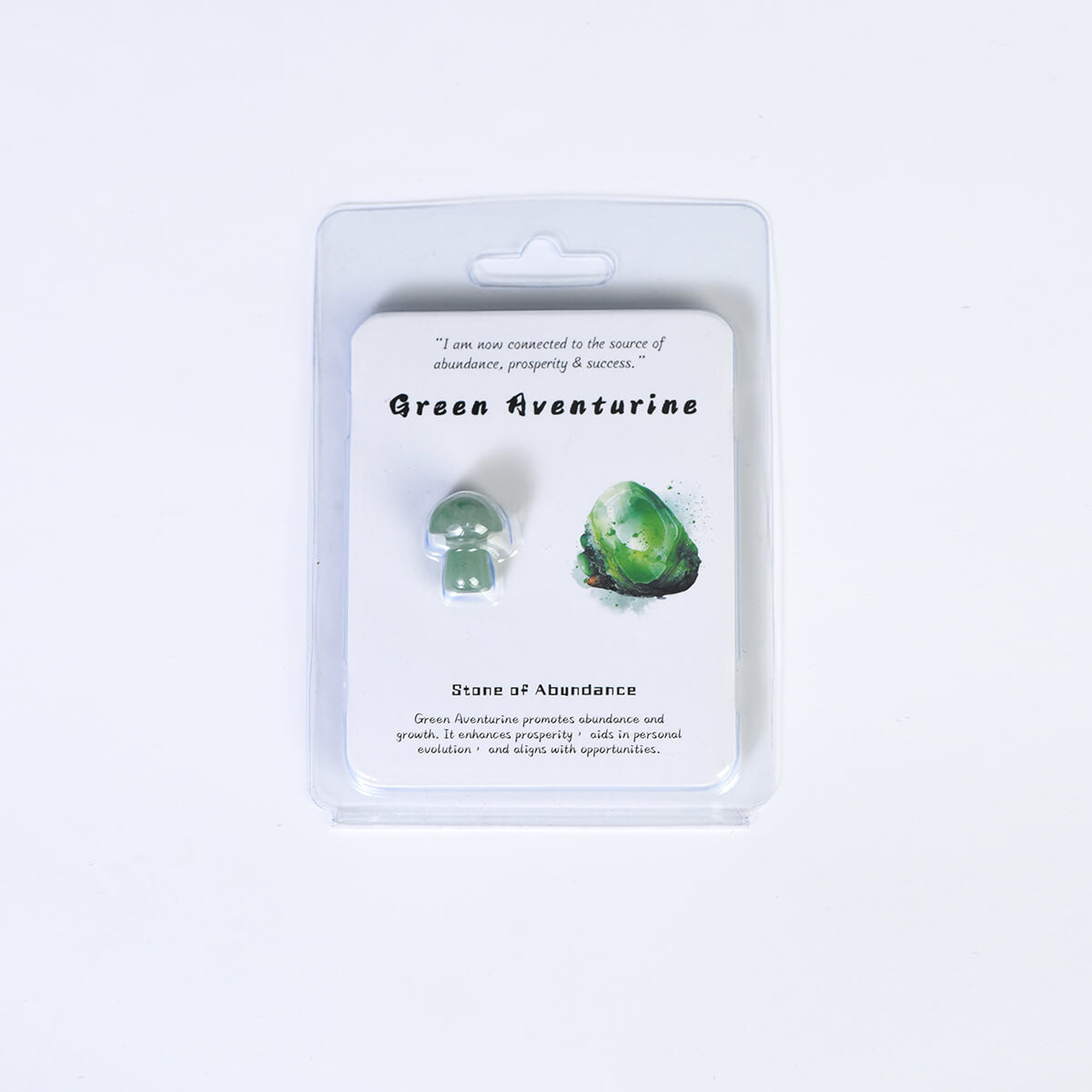 Etheric Aura Crystal Carved Heart/Mushroom/Star/Moon Blister Kit