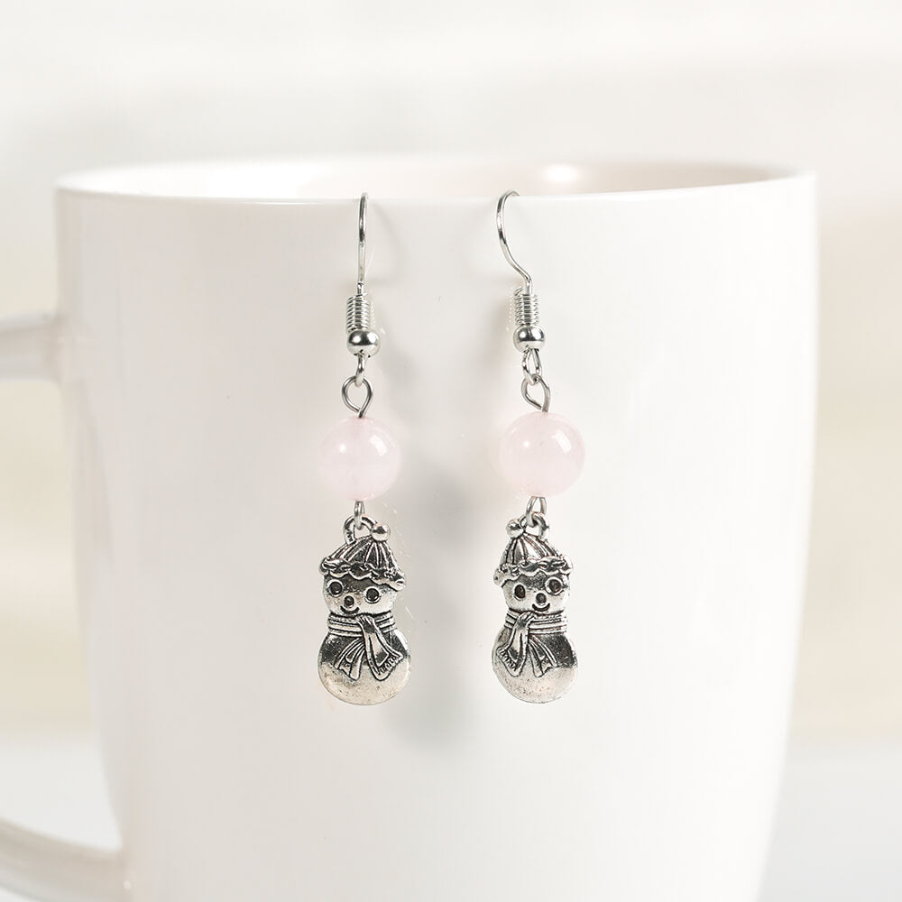 Etheric Aura Christmas Charm Crystal Earrings