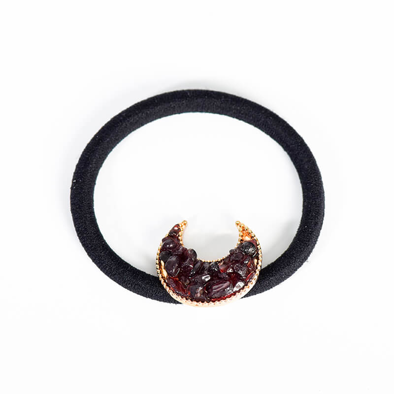 Etheric Aura Natural Crystal Chips Hair Tie