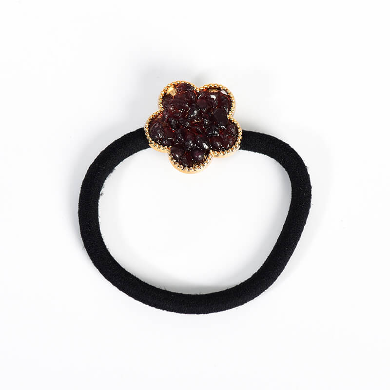 Etheric Aura Natural Crystal Chips Hair Tie