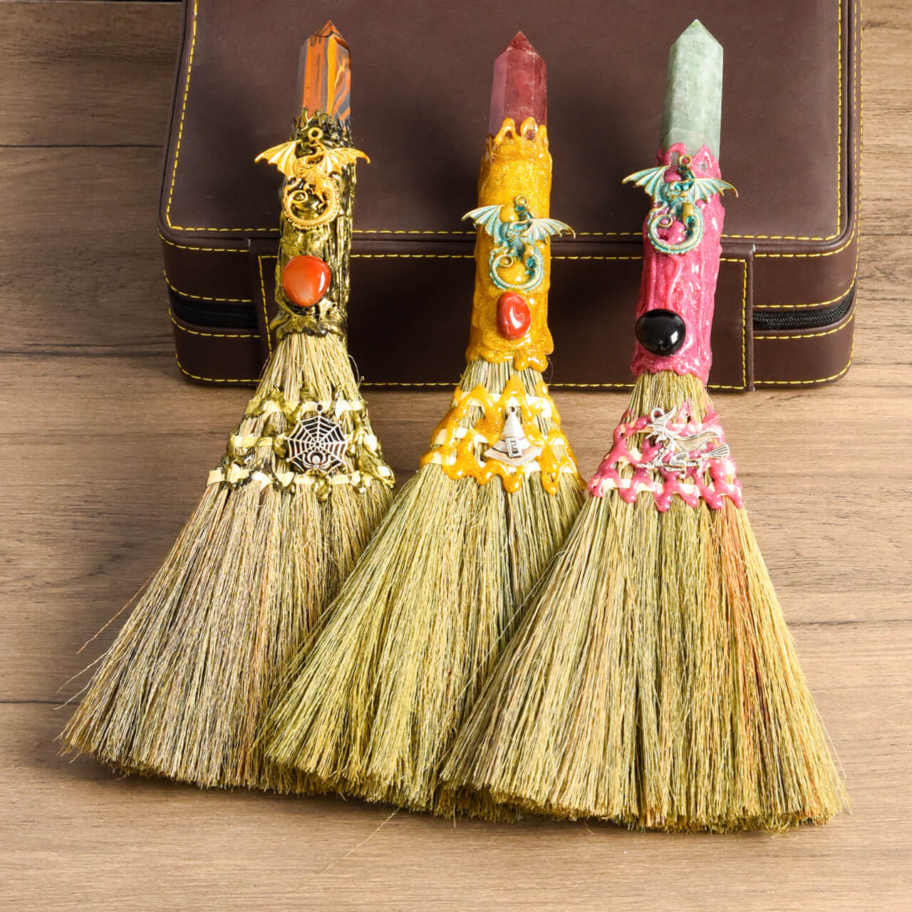 Etheric Aura Crystal Magic Broom