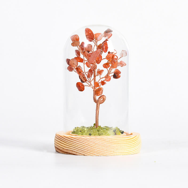 Etheric Aura Olivine Lawn Crystal Tree｜Fortune Tree｜Feng Shui Tree