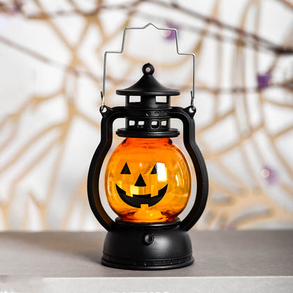 Tower Shape Handheld Halloween Pumpkin Lamp